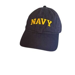 Clutch Navy Embroidered Unisex Baseball Cap Adjustable Strap 100% Cotton Blue &